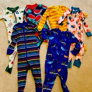 Hanna Andersson zip pajamas 18-24 mo